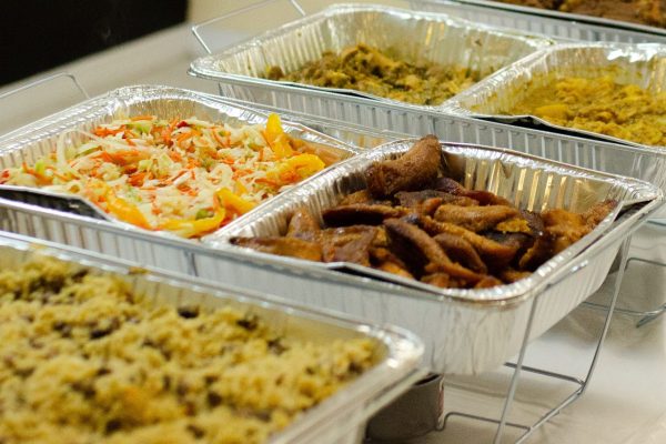 food spread from caribbean delish fundraiser